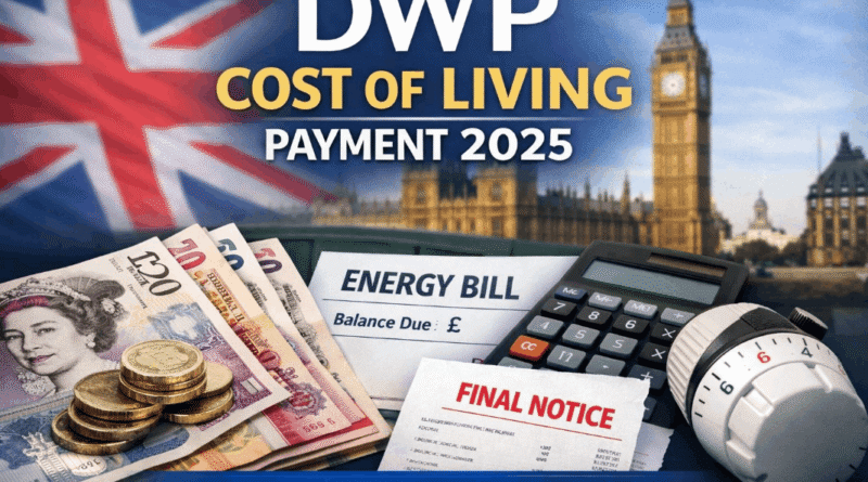 dwp cost of living payment 2025