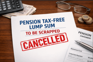 pension tax-free lump sum to be scrapped