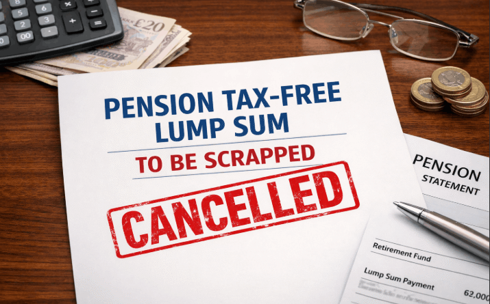 pension tax-free lump sum to be scrapped