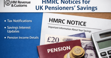 hmrc notices for uk pensioners savings