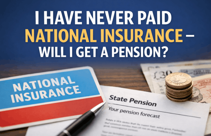 i have never paid national insurance will i get a pension