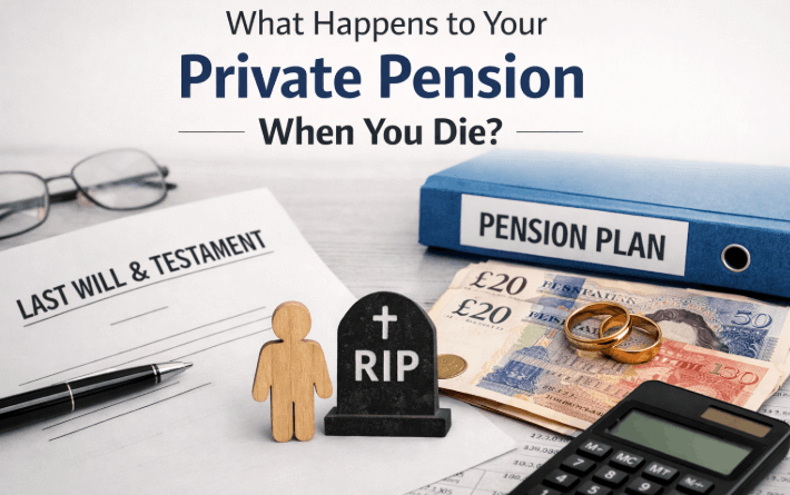 what happens to your private pension when you die