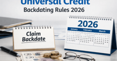 Universal Credit backdating rules 2026