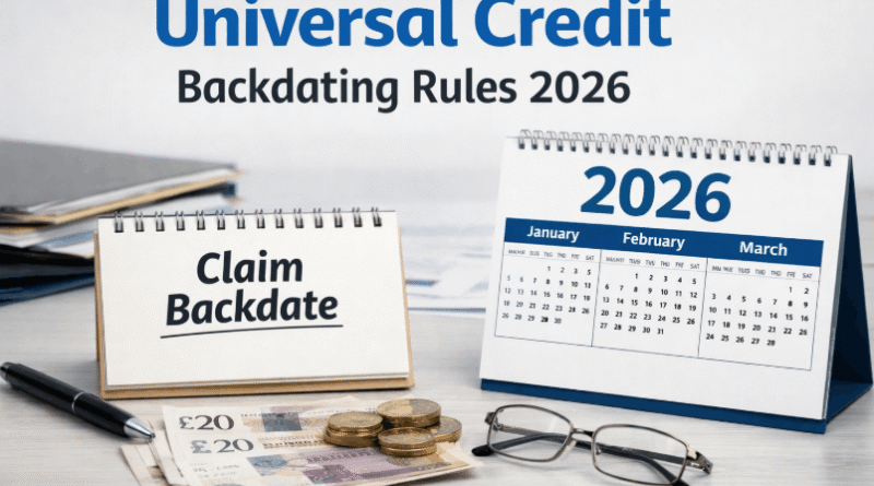 Universal Credit backdating rules 2026