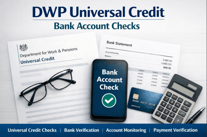 dwp universal credit bank account checks