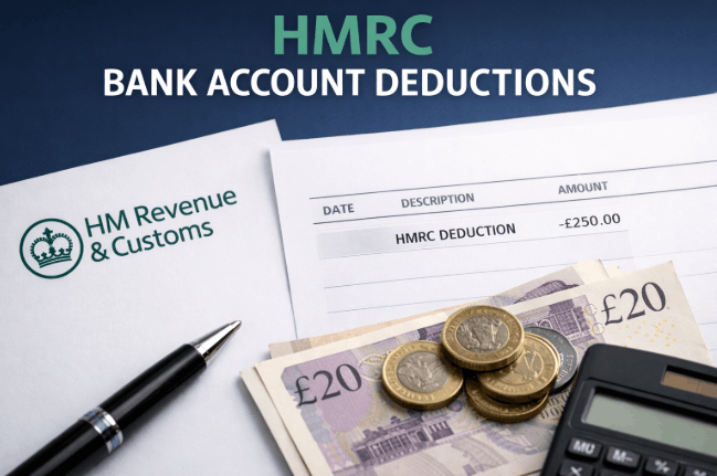 hmrc bank account deductions