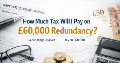 how much tax will i pay on 60,000 redundancy