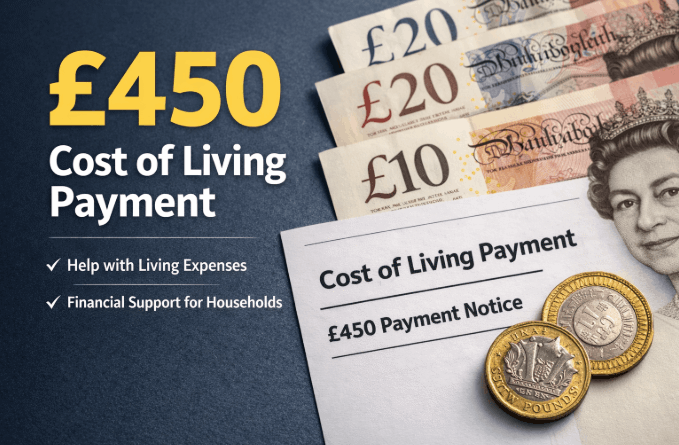 450 cost of living payment​