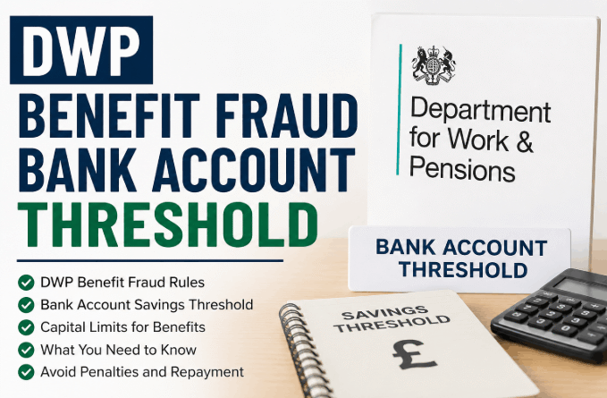 dwp benefit fraud bank account threshold