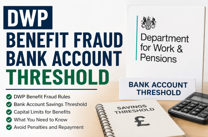 dwp benefit fraud bank account threshold