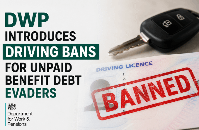 dwp introduces driving bans for unpaid benefit debt evaders