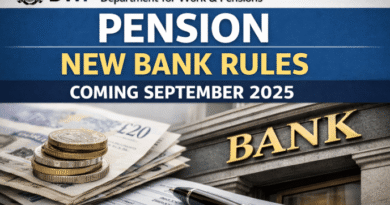 dwp pension new bank rules september 2025