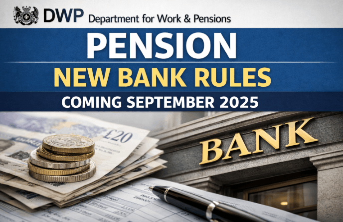 dwp pension new bank rules september 2025