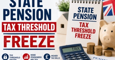 state pension tax threshold freeze