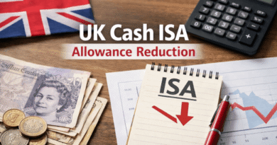 uk cash isa allowance reduction​