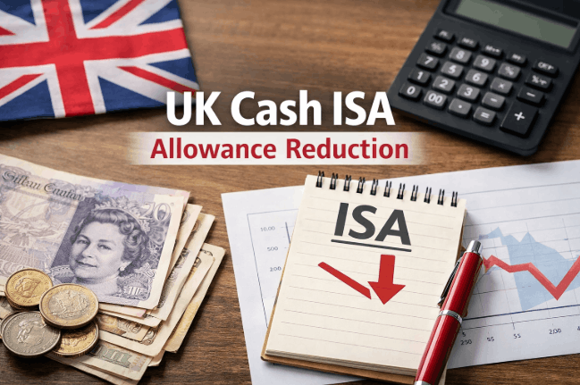 uk cash isa allowance reduction​