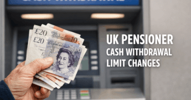 uk pensioner cash withdrawal limit changes
