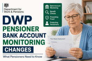 DWP Pensioner Bank Account Monitoring Changes