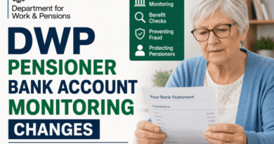 DWP Pensioner Bank Account Monitoring Changes