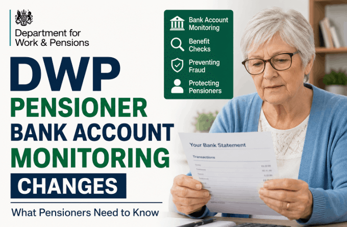 DWP Pensioner Bank Account Monitoring Changes