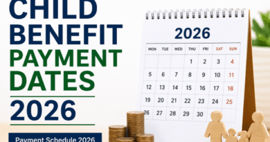 child benefit payment dates 2026