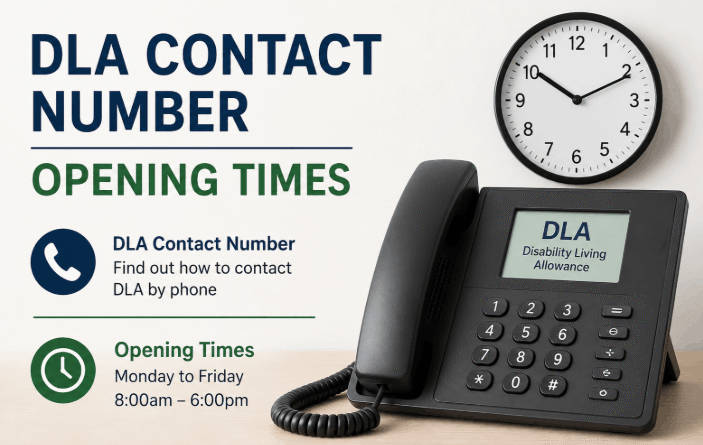 dla contact number opening times