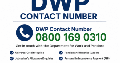 dwp contact number