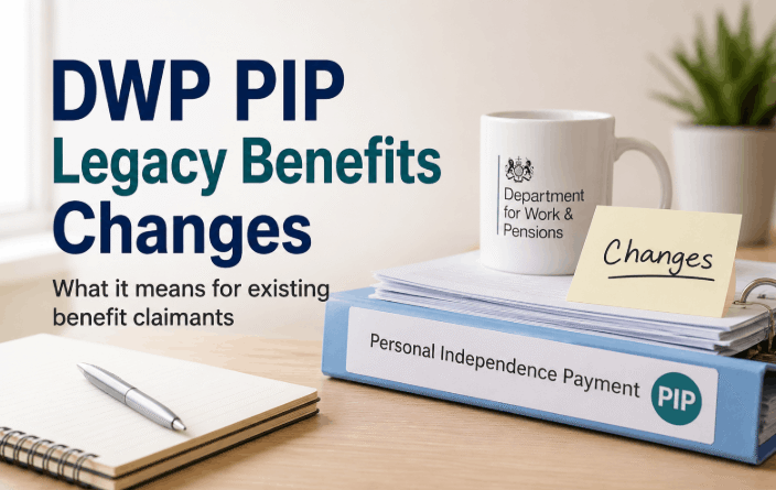 dwp pip legacy benefits changes​