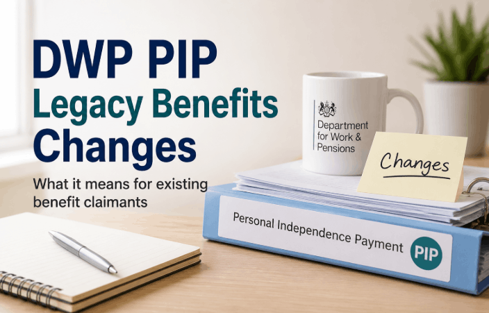 dwp pip legacy benefits changes​