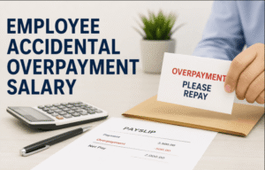 employee accidental overpayment salary