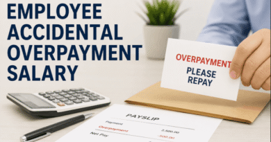 employee accidental overpayment salary