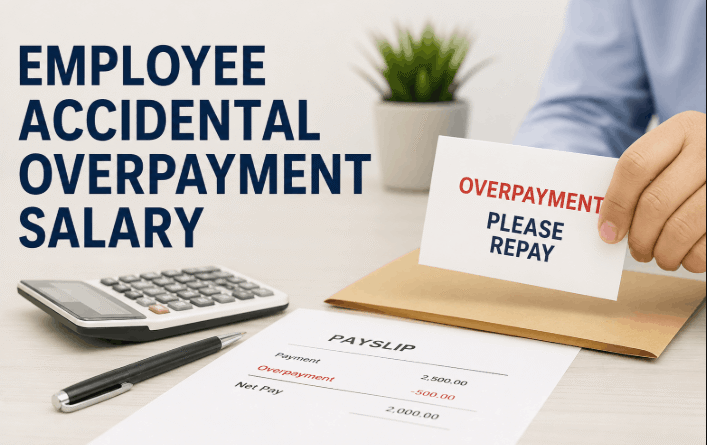 employee accidental overpayment salary