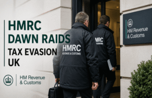 hmrc dawn raids tax evasion uk