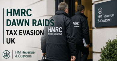 hmrc dawn raids tax evasion uk