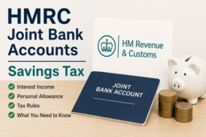 hmrc joint bank accounts savings tax​