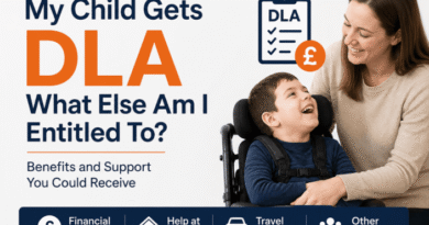 my child gets dla what else am i entitled to