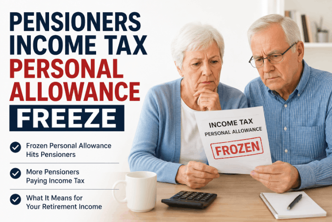 pensioners income tax personal allowance freeze​