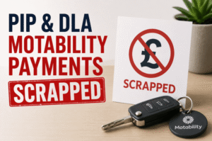 pip dla motability payments scrapped