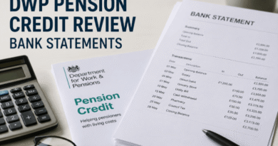 dwp pension credit review bank statements