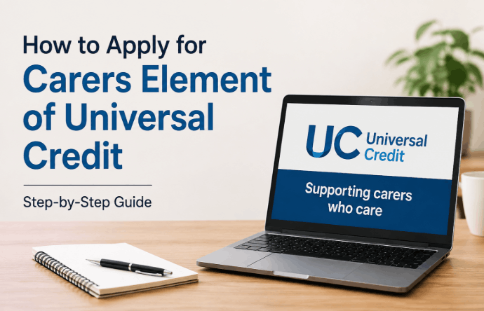 how to apply for carers element of universal credit​