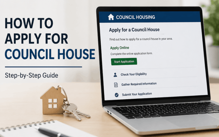 how to apply for council house