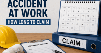 accident at work how long to claim​