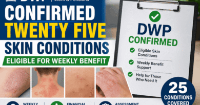DWP Confirmed Twenty Five Skin Conditions Eligible for Weekly Benefit